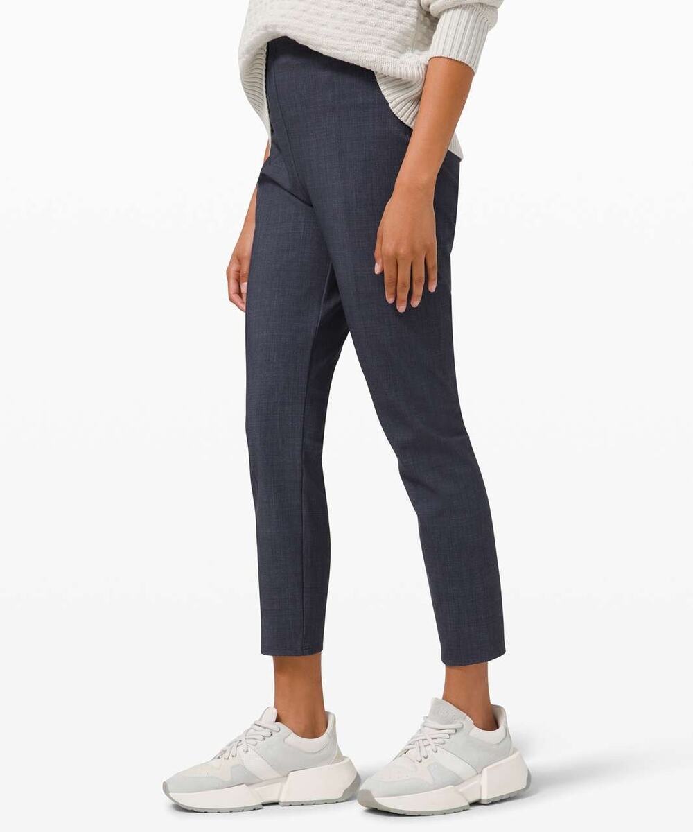 Lululemon Navy Here to There High-Rise Crop Trouser Legging